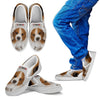 Beagle Eyes Print Slip Ons For Kids