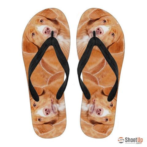 Nova Scotia Duck Tolling Retriever Flip Flops For Women