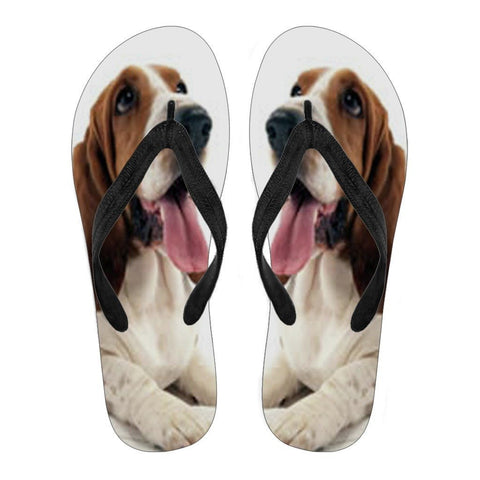 Basset Hound Women FlipFlops