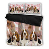 Cute Basset Hound Bedding Set