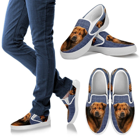 Tibetan Mastiff Dog Print Slip Ons For WomenExpress Shipping