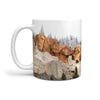 Vizsla Dog Mount Rushmore Print 360 White Mug