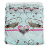 Amazing African Grey Parrot Print Bedding Sets