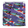 Beautiful Neon Tetra Fish Print Bedding Set