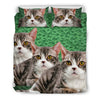 Lovely American Wirehair Cat Print Bedding Set