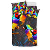 Cute Gouldian Finch Bird Print Bedding Set