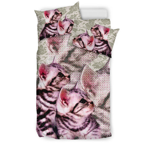 Lovely American Shorthair Cat Print Bedding Set