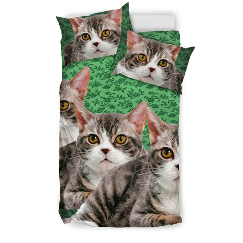 Lovely American Wirehair Cat Print Bedding Set