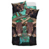 Ankole Watusi Cattle (Cow) Art Print Bedding Set