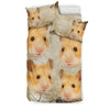 Amazing Golden Hamster Print Bedding Sets