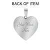 Savannah Cat Print Heart Pendant Bangle
