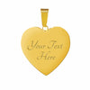 American Quarter Horse Print Heart Pendant Luxury Bangle
