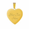 Savannah Cat Print Heart Pendant Bangle