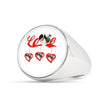 Japanese Chin Print Signet Ring