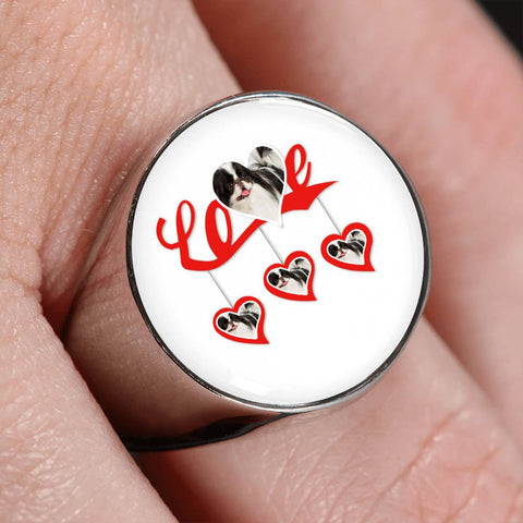 Japanese Chin Print Signet Ring