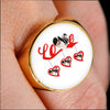 Japanese Chin Print Signet Ring