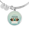 Yorkshire Terrier (Yorkie) Texas Print Bangle