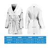 American Quarter Horse Print Women's Bath Robe