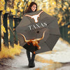 Amazing Texas Longhorn Cattle (Cow) Print Umbrellas