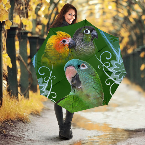 Conure Parrot Print Umbrellas