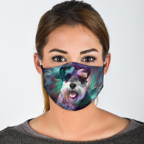 Miniature Schnauzer Print Face Mask- Limited Edition