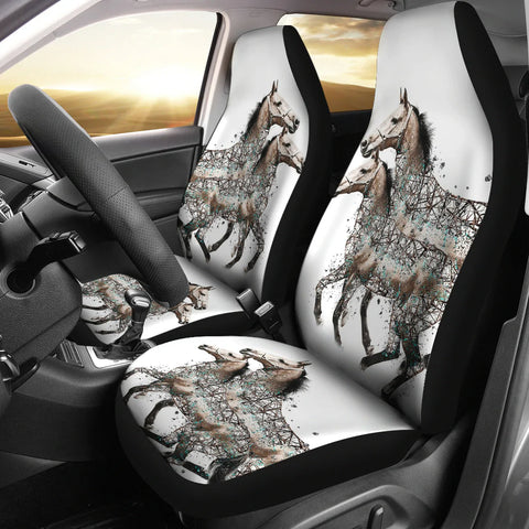 American Quarter Horse Art Print Car Seat Covers