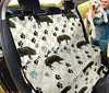 Large Black Pig Print Pet Seat Covers