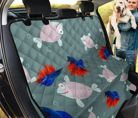 Siamese fighting fish Print Pet Seat Covers