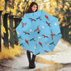 Flying Parrots Print Umbrellas