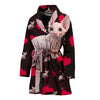 Sphynx Cat Print Women's Bath Robe