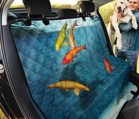 Amazing Koi Fish Print Pet Seat Covers