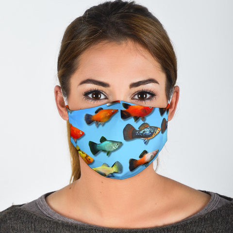 Platy Fish Patterns Print Face Mask