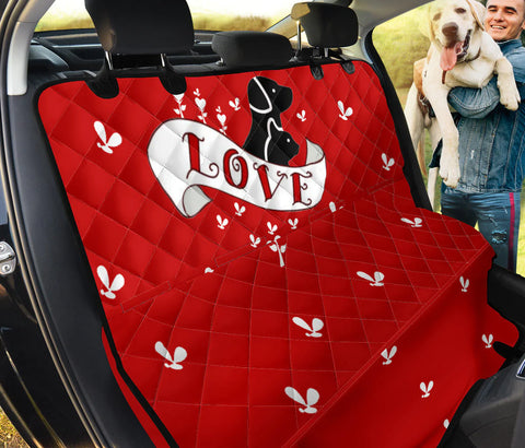 Love Print Pet Seat Covers