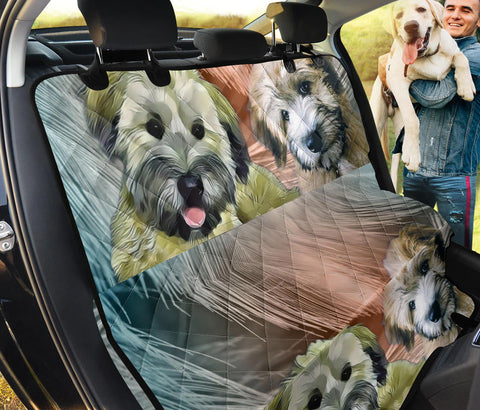 Wheaten Terrier Print Pet Seat Covers