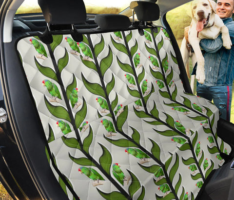 Red-crowned Amazon Parrot Patterns Print Pet Seat Covers