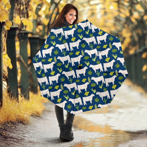 Limousin cattle (Cow) Patterns Print Umbrellas