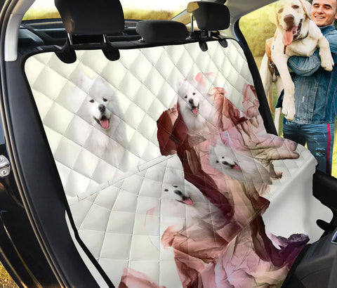 Samoyed Print Pet Seat Covers