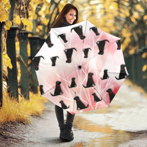 Labrador Retriever Pattern Print Umbrellas