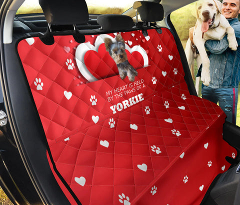 Valentine's Day Special Yorkie Print Pet Seat Covers