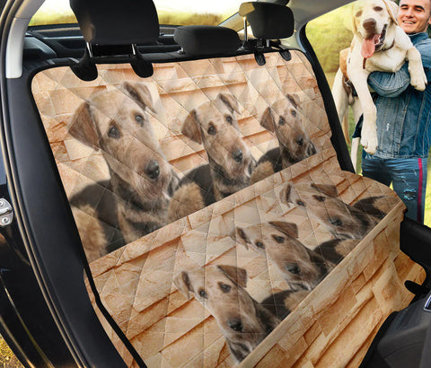 Lovely Airedale Terrier Print Pet Seat Covers