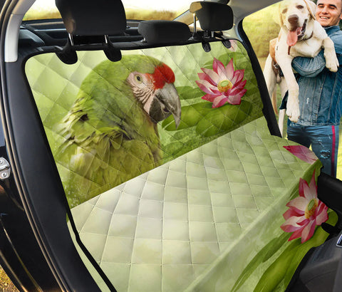 Amazing Military Macaw Parrot Print Pet Seat Covers