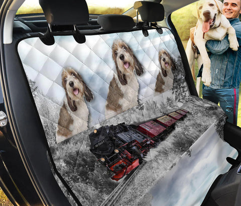 Petit Basset Griffon Vendeen Print Pet Seat Covers- Limited Edition