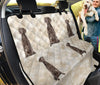 Lovely Weimaraner Print Pet Seat Covers