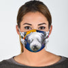 Lovely Bearded Collie Print Face Mask