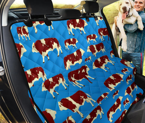 Fleckvieh Cattle(Cow) Patterns Print Pet Seat Covers