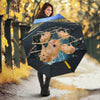 Golden Hamster Hanging Print Umbrellas