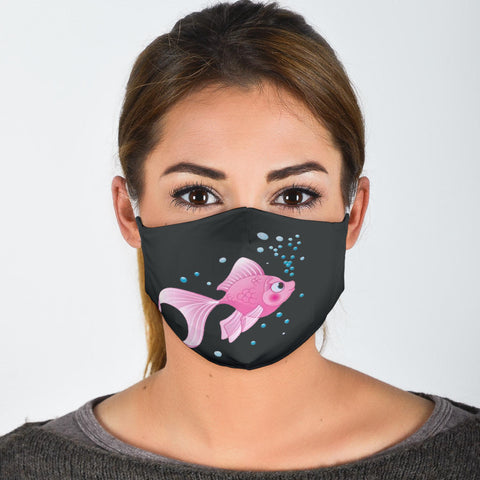 Cute Fish Print Face Mask