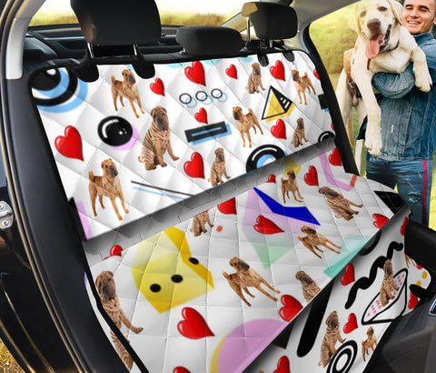 Shar Pei Patterns Print Pet Seat Covers