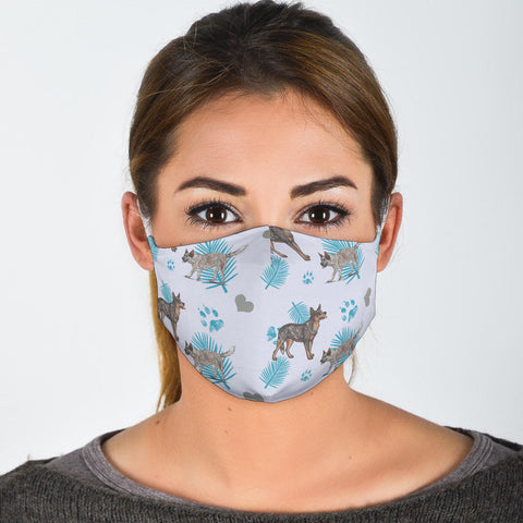 Australian Cattle Dog Patterns Print Face Mask