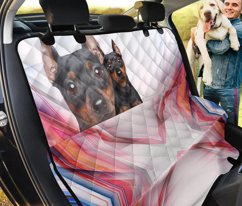 Miniature Pinscher Print Pet Seat Covers